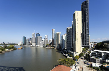 Fototapeta premium Brisbane City from the Story Bridge.
