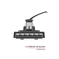 Obraz premium Forage harvester icon
