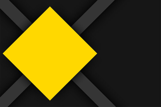 Abstract Tech dark yellow corporate background. Vector design