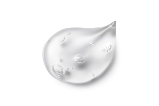 Gel isolated on white Close-up