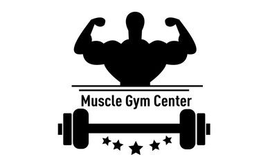 muscle, gym, center, barbell, gentelmen, firness, wellness, body, stomach, fit, veector, design, logo, bussines, company, head, hand, people, sport, hbbies