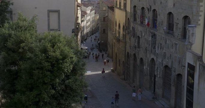 Corso Italia street. Arezzo, Tuscany (Italy)
