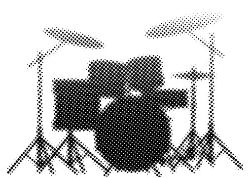 Halftone Drum Kit