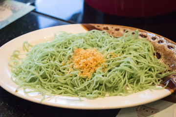タイ料理：グリーン麺