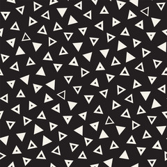 Seamless primitive jumble minimalism patterns. Randomly scattered geometric shapes. Abstract background design