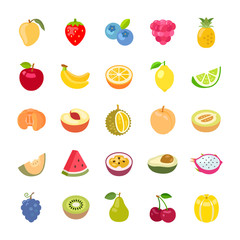 Fruit II color vector icon