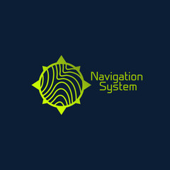 Navigation system logo