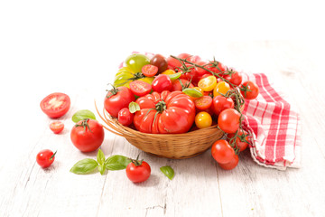 Fototapeta na wymiar variety of tomatoes