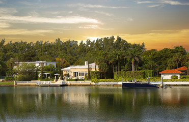 Obraz premium Майами. Набережная.