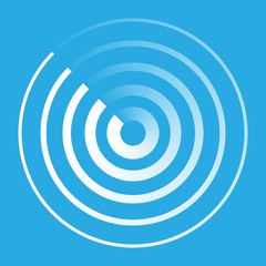 Radar abstract icon sign symbol logo vector illustration