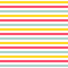 Vector striped seamless pattern with horizontal stripes. Colorful background. Wrapping paper. Print for interior design and fabric. Kids background.