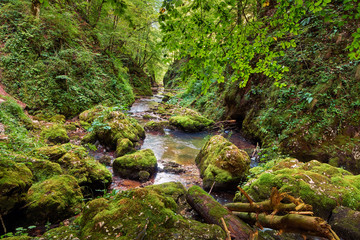 Galbena river and gorge