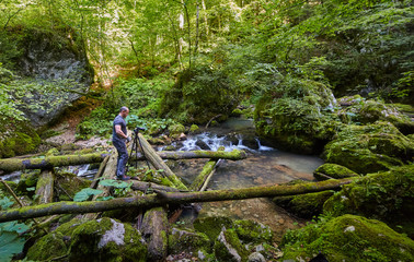 Galbena river and gorge