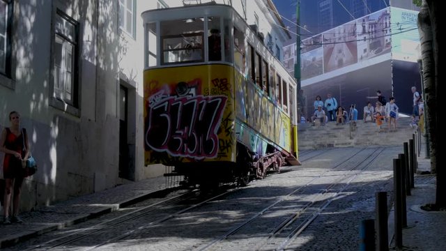 tram in lisbon