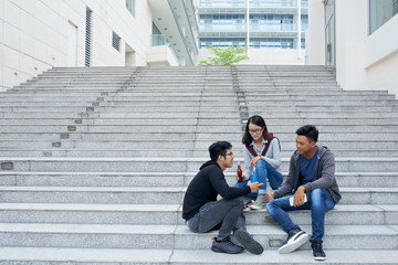 During break at university