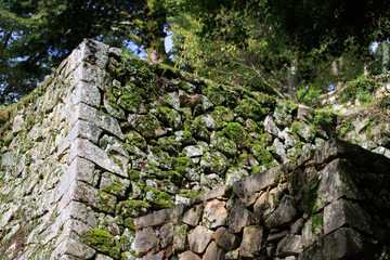 備中松山城 石垣 -天守が残る日本で唯一の山城-