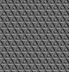 Abstract geometric seamless pattern of squares. 3D vector Illustration