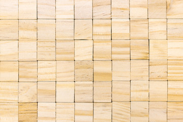 wood cube stack use as background,backdrop. textured