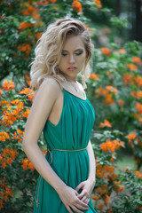 Fototapeta premium orange flower