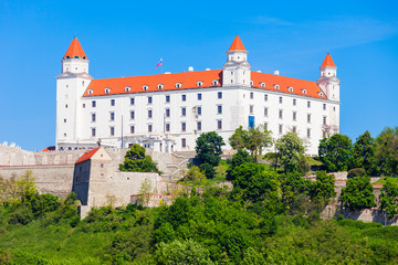 Fototapeta na wymiar Castle in Bratislava, Slovakia