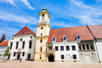 Fototapeta na wymiar Bratislava Old Town Hall