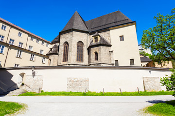 Fototapeta na wymiar Nonnberg Abbey Stift, Salzburg