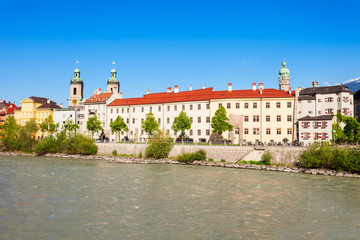 Obraz premium Innsbruck embankment in Austria
