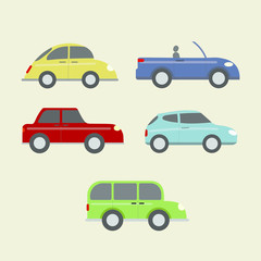 Cars vector illustration