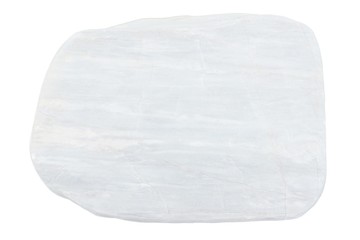 white stones isolated on white background