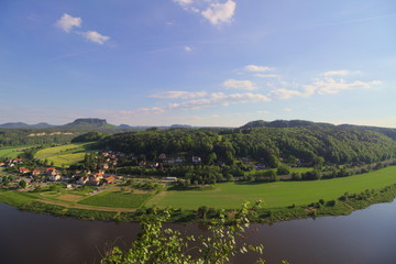 Blick über die Sächsische Schweiz