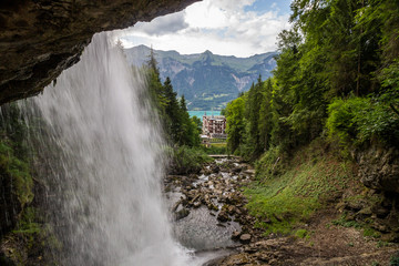 Giessbachfall near Brienz in Switzerland