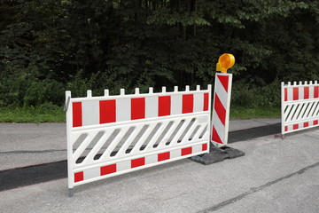 Baustellenabsperrung