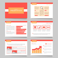 Template vector triangle blue set for brochure presentation   business.Slides horizontal of modern layout and brochure illustration   leaflet flyer design