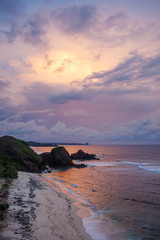 Fototapeta na wymiar Scenic view at Indian ocean at Indonesia, Lombok island
