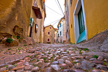 Old adriatic town Vrbnik stone street