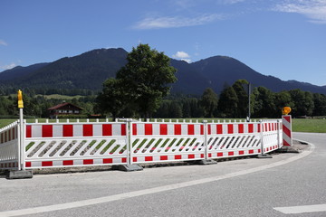 Sicherheitsabsperrung