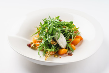 salad with apricots