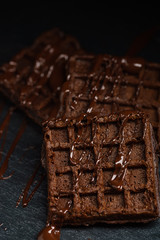 chocolate waffle
