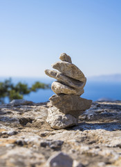 Small stone tower