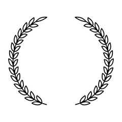 Fototapeta na wymiar wreath crown isolated icon vector illustration design