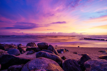 Scenic view at Indian ocean at Indonesia, Lombok island