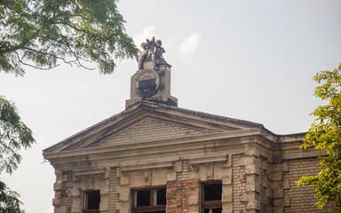 Konin, Poland. Abandoned and neglected Edward Raymond's palace.