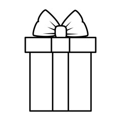 valentine gift box icon vector illustration graphic design