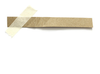 torn paper isolated on white background