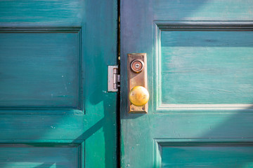 old wooden door
