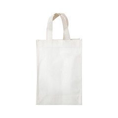 fabric bag isolated on white background