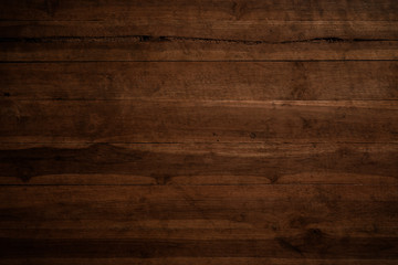 Old grunge dark textured wooden background,The surface of the old brown wood texture - 170134366