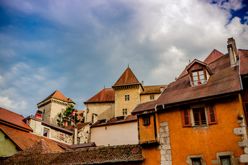 Obraz premium Promenade dans le vieil Annecy