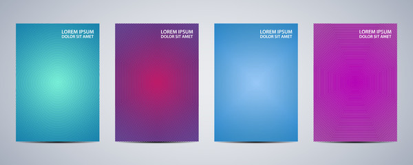 Minimal abstract covers design. Poster background. Vector illustration.