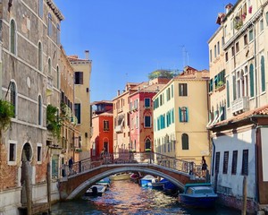 Fototapeta na wymiar Venice Canal in Italy